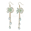 Flower Dangle Earrings EJEW-TA00636-02-2