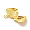 Rack Plating Brass Locket Pendants KK-I688-04G-4