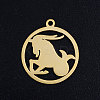 201 Stainless Steel Pendants STAS-S105-JN363-10-1