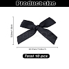 10Pcs Bowknot Polyester Alligator Hair Clips AJEW-LP0008-08B-2