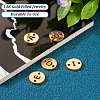 Real 14K Gold Plated Brass Connector Charms KK-TAC0017-04G-01-6
