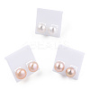 Natural Pearl Stud Earrings PEAR-N020-09C-2