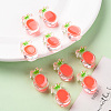 Transparent Enamel Acrylic Beads TACR-S155-002A-6