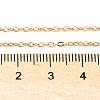 Ion Plating(IP) 304 Stainless Steel Cable Chain Necklaces NJEW-M124-01G-2