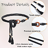 Handmade Weaving Cotton Waist Chain Belts for Women Ladies Dress AJEW-WH20017-73D-5