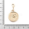 Tarot Alloy Enamel Pendant Decoration HJEW-P021-01B-G-3