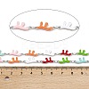 304 Stainless Steel Enamel Coral Link Chains CHS-F023-01H-P-2