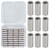 40Pcs 304 Stainless Steel Ear Nuts DIY-BBC0002-62-1