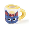 Handmade Porcelain Mug Cup Decoration PORC-T133-20B-1