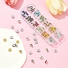 156Pcs 12 Styles Brass with Iron Rhinestone Spacer Beads FIND-FS0002-44-8