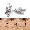 Brass Rhinestone Pendants KK-E793-21P-3