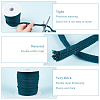 1 Roll Flat Polycotton Hollow Cord OCOR-BC0005-99C-4