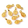 Brass Buddhist Pendants X-KK-K051-G-3