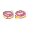 Golden Plated Alloy Enamel Charms ENAM-XCP0001-13Z-3