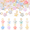 30Pcs Acrylic Pendants PALLOY-YW00062-01-2
