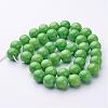 Natural Mashan Jade Round Beads Strands G-D263-10mm-XS17-3
