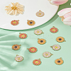15Pcs 3 Colors Alloy Enamel Pendants FIND-LP0002-29-3