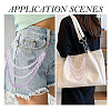 Macaron Color 3-Color Acrylic Cable Chain 3 Layer Chain Belts for Pants HJEW-TAC0118-7