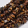 Natural Yellow Tiger Eye Chip Bead Strands LS-G-L444-01-1