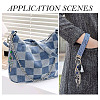 10Pcs 5 Styles Woven Web with Feather Alloy & Natural Mixed Stone & Glass Seed Keychains KEYC-TA0001-53-7