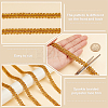Sparkle Braided Polyester Lace Trim OCOR-WH0079-24A-4