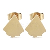 PVD Vacuum Plating 304 Stainless Steel Stud Earrings for Women EJEW-A048-46A-G-1