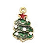 304 Stainless Steel Enamel Pendants STAS-P427-05C-G-1