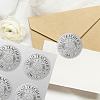 34 Sheets Silver Foil Embossed PET Picture Sticker DIY-WH0528-025-6