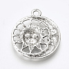 Tibetan Style Alloy Pendants LS-TIBE-T010-06AS-RS-2