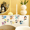 3 Sheets 3 Styles PVC Waterproof Decorative Stickers DIY-WH0404-567-6