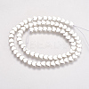 Electroplate Non-magnetic Synthetic Hematite Beads Strands G-K239-18B-1