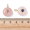 Natural Rose Quartz Pendants G-I391-01G-10-3