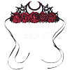 Felt Cloth and Alloy Headwear Crown OHAR-WH20020-01D-7