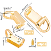 5 Sets Alloy Package Clasp PURS-WR0001-08-3