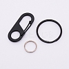 Stainless Steel and Zinc Alloy Rock Climbing Carabiners LS-KEYC-WH0019-01B-1