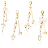 CCB Plastic & Acrylic Imitation Pearl & Alloy Pendant Decorations HJEW-YW00090-01-2