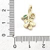 Brass Micro Pave Cubic Zirconia Pendants LS-KK-Q029-03G-3