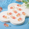 12Pcs Luminous Translucent Resin Sea Animal Cabochons RESI-TA0004-56A-5