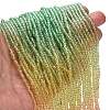 Transparent Painted Glass Beads Strands LS-DGLA-A034-T2mm-A04-2
