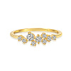 925 Sterling Silver Micro Pave Clear Cubic Zirconia Finger Rings for Women FS-WG88D88-04-2