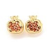 Brass Micro Pave Cubic Zirconia Pendants X-KK-K369-01G-06-1