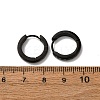 304 Stainless Steel Hoop Earrings EJEW-D331-05B-3