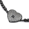 Rack Plating Brass Micro Pave Cubic Zirconia Silder Bracelets BJEW-P341-03EB-2