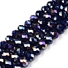 Electroplate Glass Beads Strands LS-EGLA-A044-P8mm-B07-1