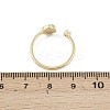Brass Micro Pave Cubic Zirconia Open Cuff Rings for Women LS-RJEW-K308-02A-G-3
