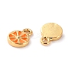 Brass Enamel Pendants LS-KK-P207-017G-RS-3