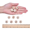 Natural Unfinished Wood Beads WOOD-Q008-20mm-LF-4
