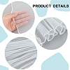 Polyester Flower Bouquet Wrapping Mesh Paper ORIB-WH0007-02B-02-4