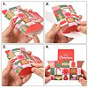 16Pcs 4 Styles Christmas Theme Paper Pillow Gift Boxes CON-FS0001-22-2