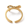 304 Stainless Steel Open Cuff Rings for Women LS-RJEW-Z044-01G-02-3